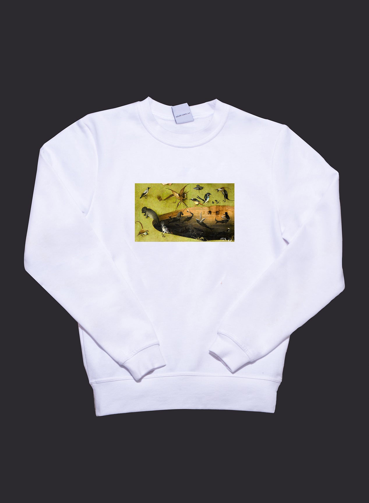 Pamut pulóver - Unisex (Hieronymus Bosch - The Garden of Earthly Delights)