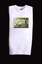 Pamut pulóver - Unisex (Georges Seurat - Sunday Afternoon on the Grande Jatte)