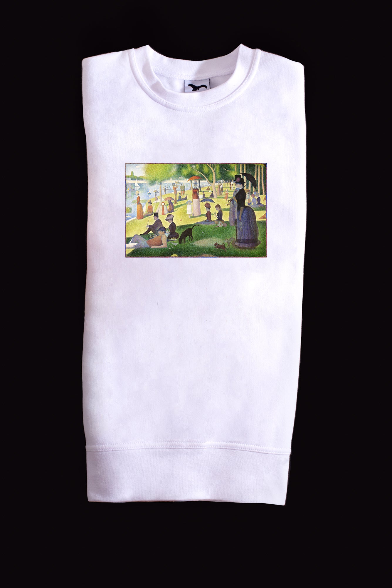 Pamut pulóver - Unisex (Georges Seurat - Sunday Afternoon on the Grande Jatte)