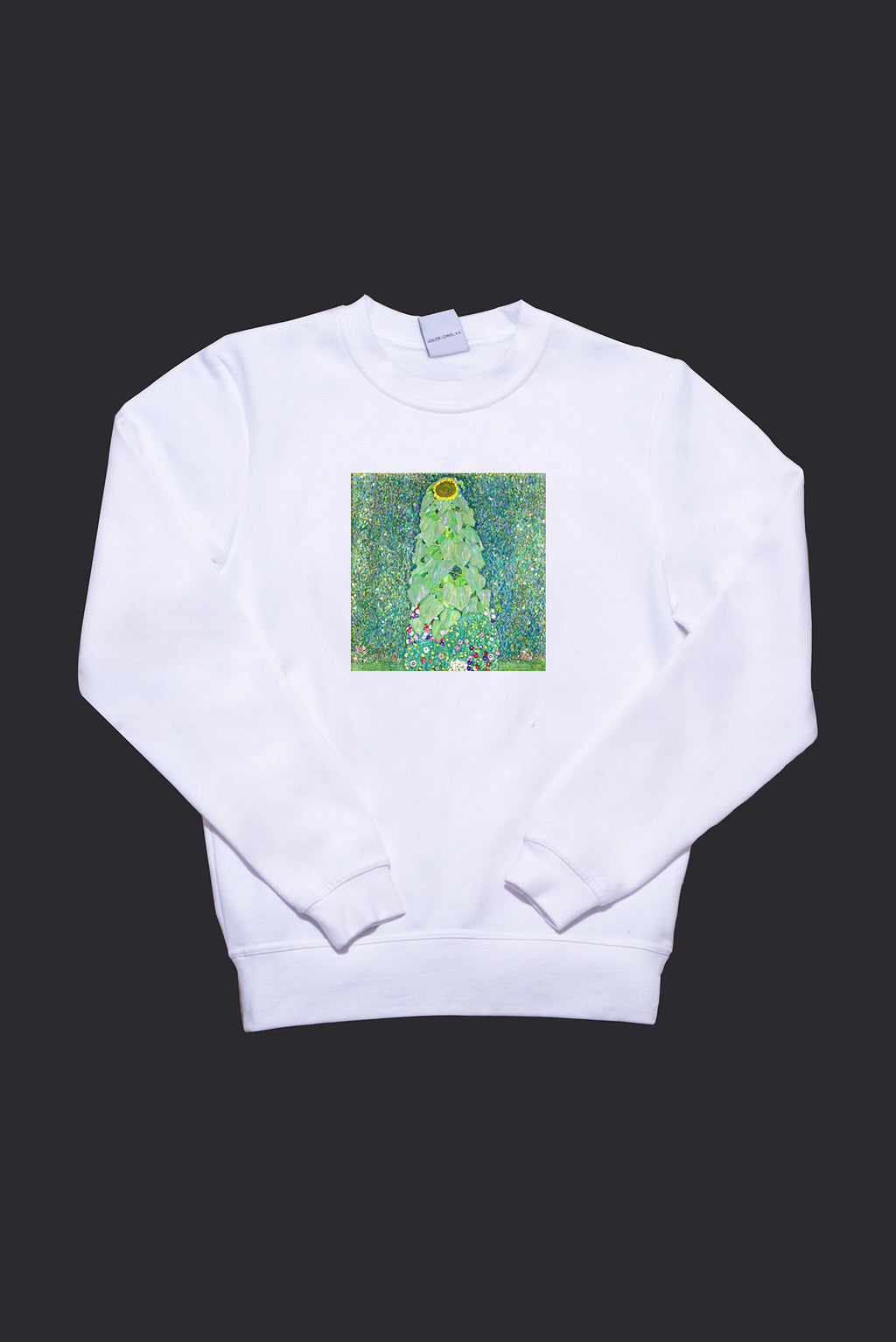 Pamut pulóver- Unisex (Gustav Klimt- The Sunflower)