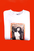 Pamut pulóver- Unisex (Edvard Munch - Madonna)