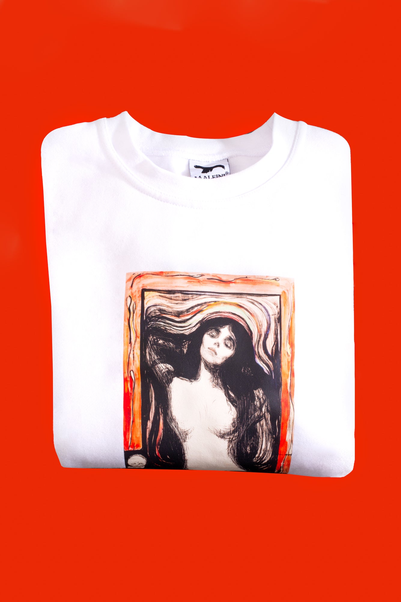 Pamut pulóver- Unisex (Edvard Munch - Madonna)