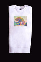 Pamut pulóver - Unisex (Paul Signac - The Pine Tree at Saint Tropez)