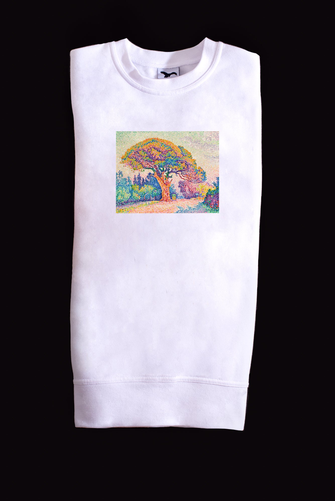 Pamut pulóver - Unisex (Paul Signac - The Pine Tree at Saint Tropez)