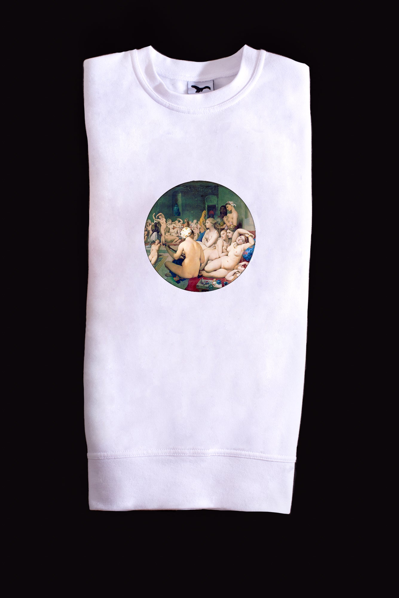 Pamut pulóver - Unisex (Jean-Auguste-Dominique Ingres - The Turkish bath)