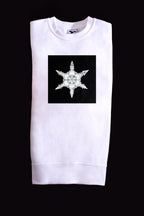 Pamut pulóver - Unisex (Wilson Bentley - Snowflake)
