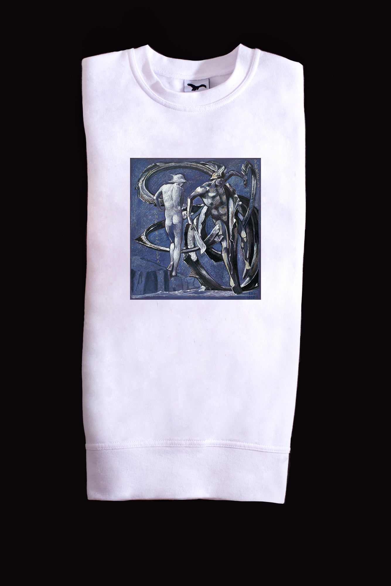 Pamut pulóver - Unisex (Sir Edward Burne-Jones - Perseus and Andromeda, study for The Doom Fulfilled)
