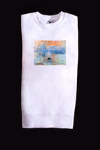 Pamut pulóver - Unisex (Claude Monet - Sunrise)