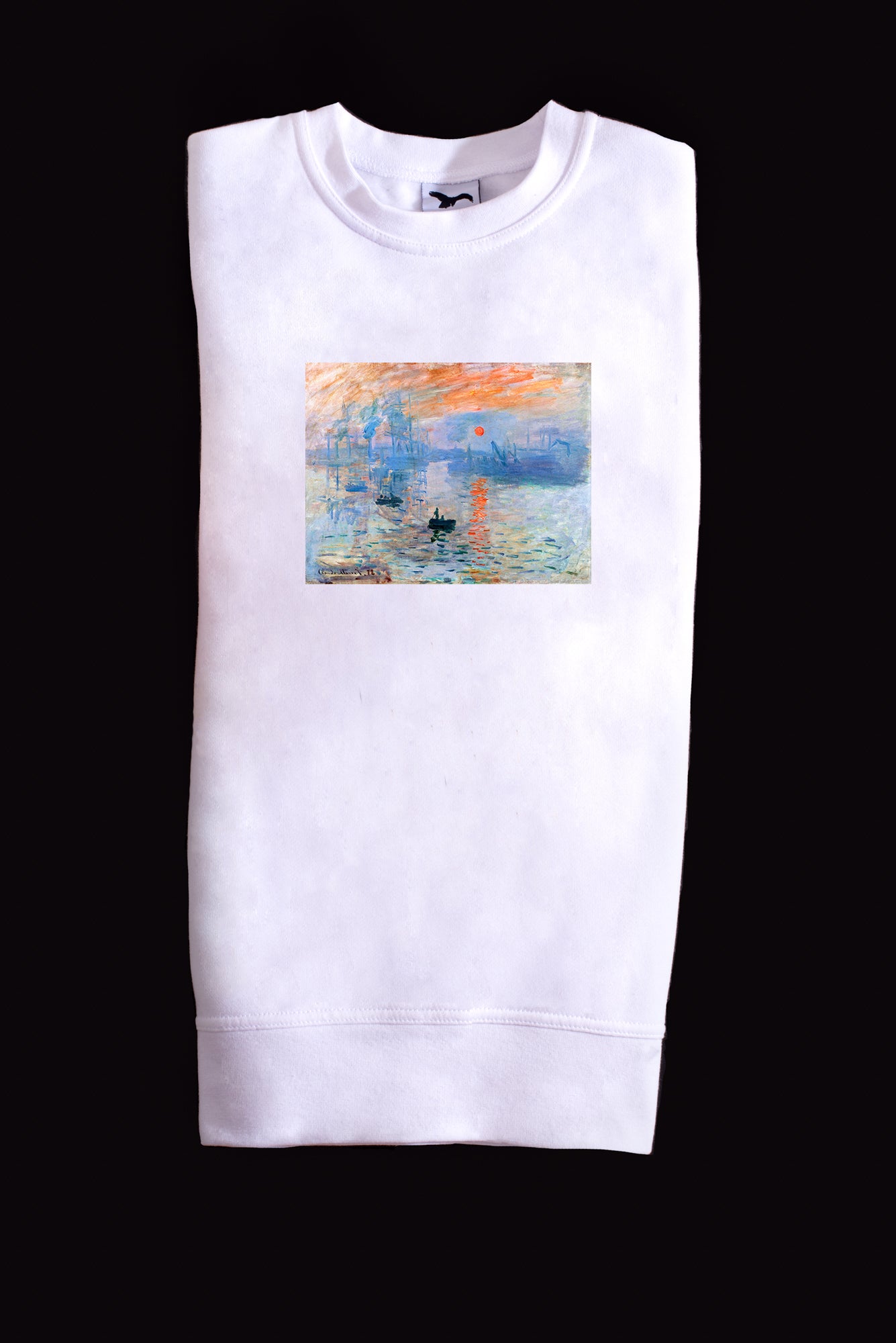 Pamut pulóver - Unisex (Claude Monet - Sunrise)