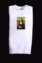 Pamut pulóver- Unisex ( Leonardo da Vinci - Mona Lisa )