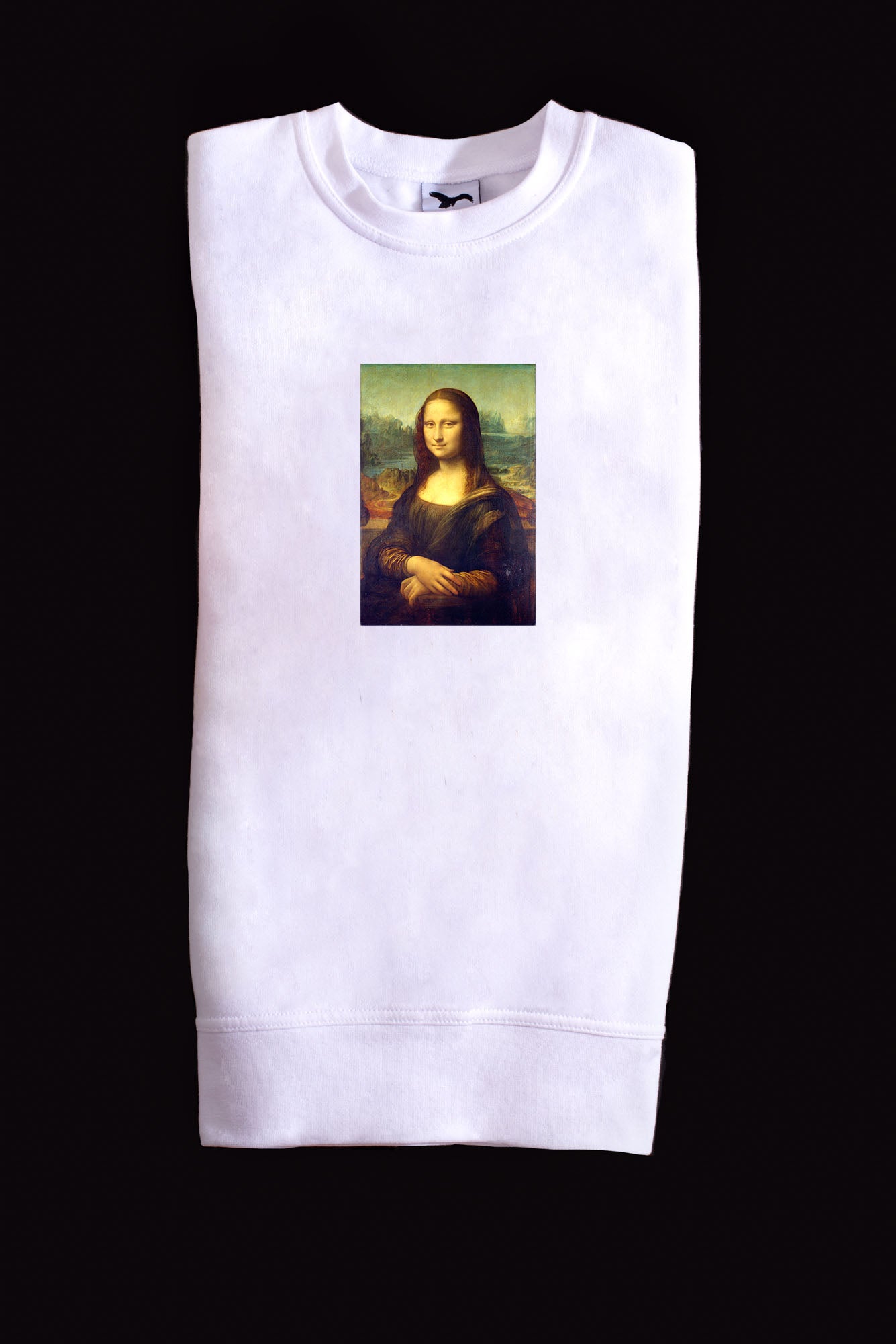 Pamut pulóver- Unisex ( Leonardo da Vinci - Mona Lisa )