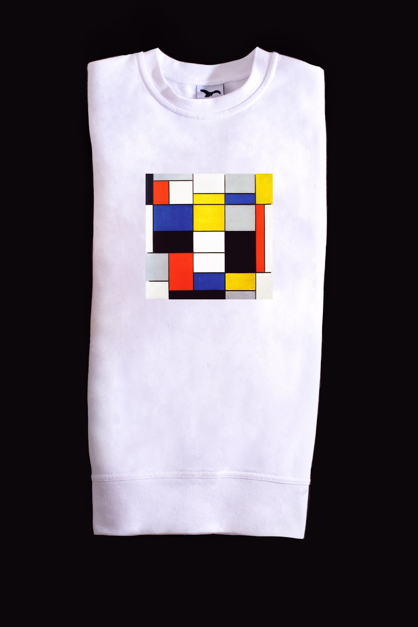 Pamut pulóver - Unisex (Piet Mondrian - Compositon A)