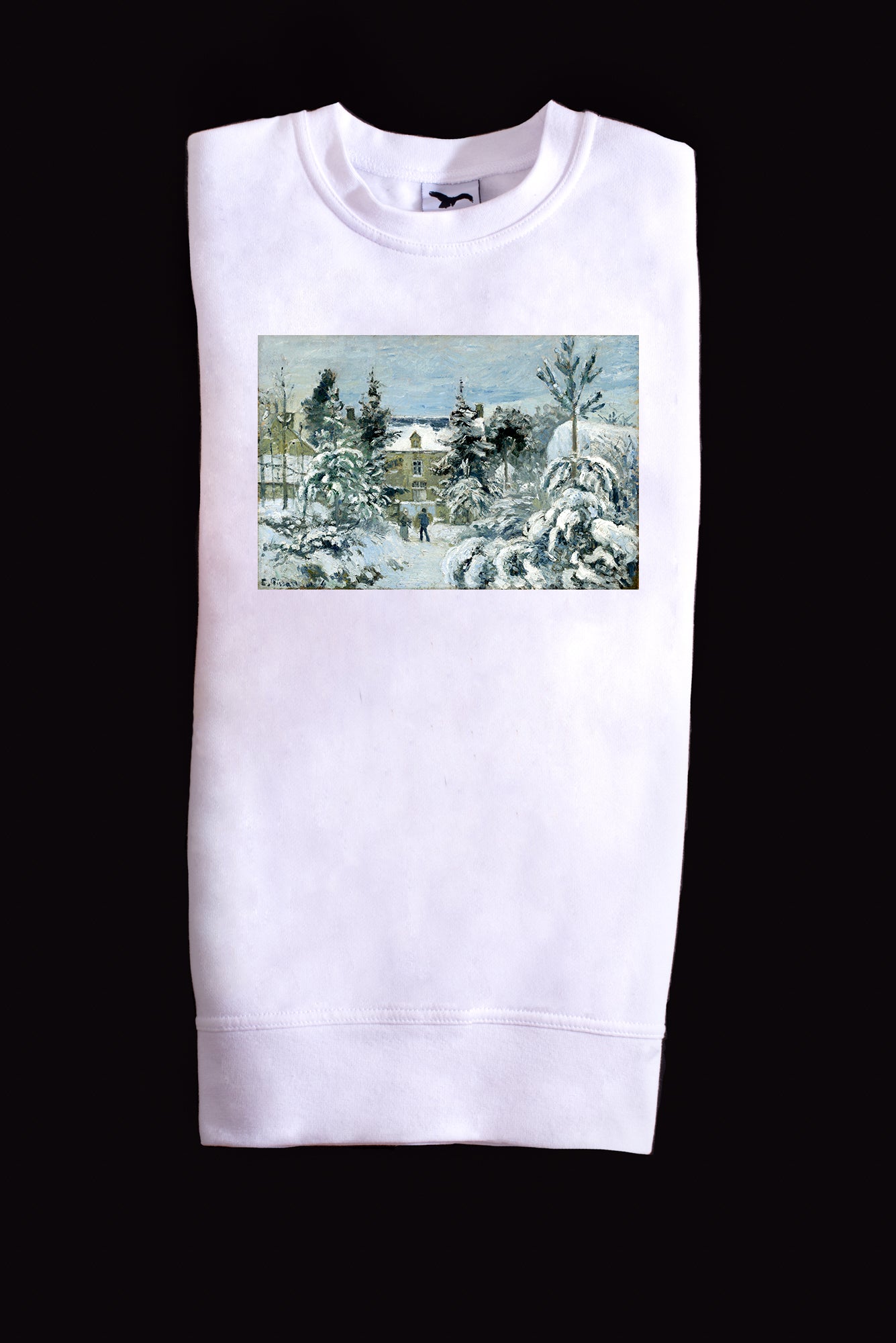 Pamut pulóver- Unisex (Piettes Haus in Montfoucault-  Camille Jacob Pissarro)