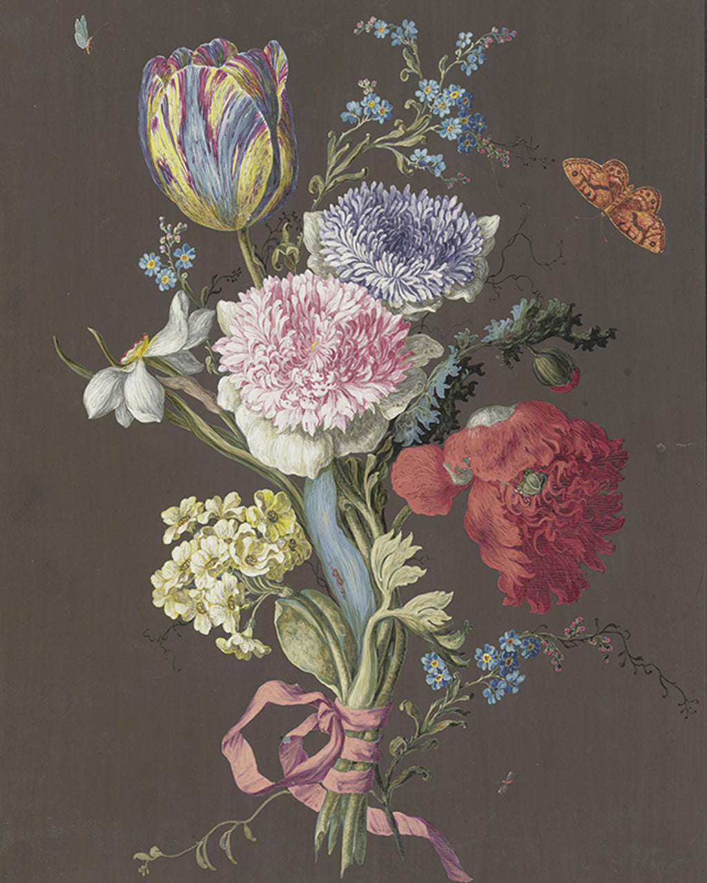 Polár takaró (Barbara Regina Dietzsch - Blumengebinde aus Anemonen)