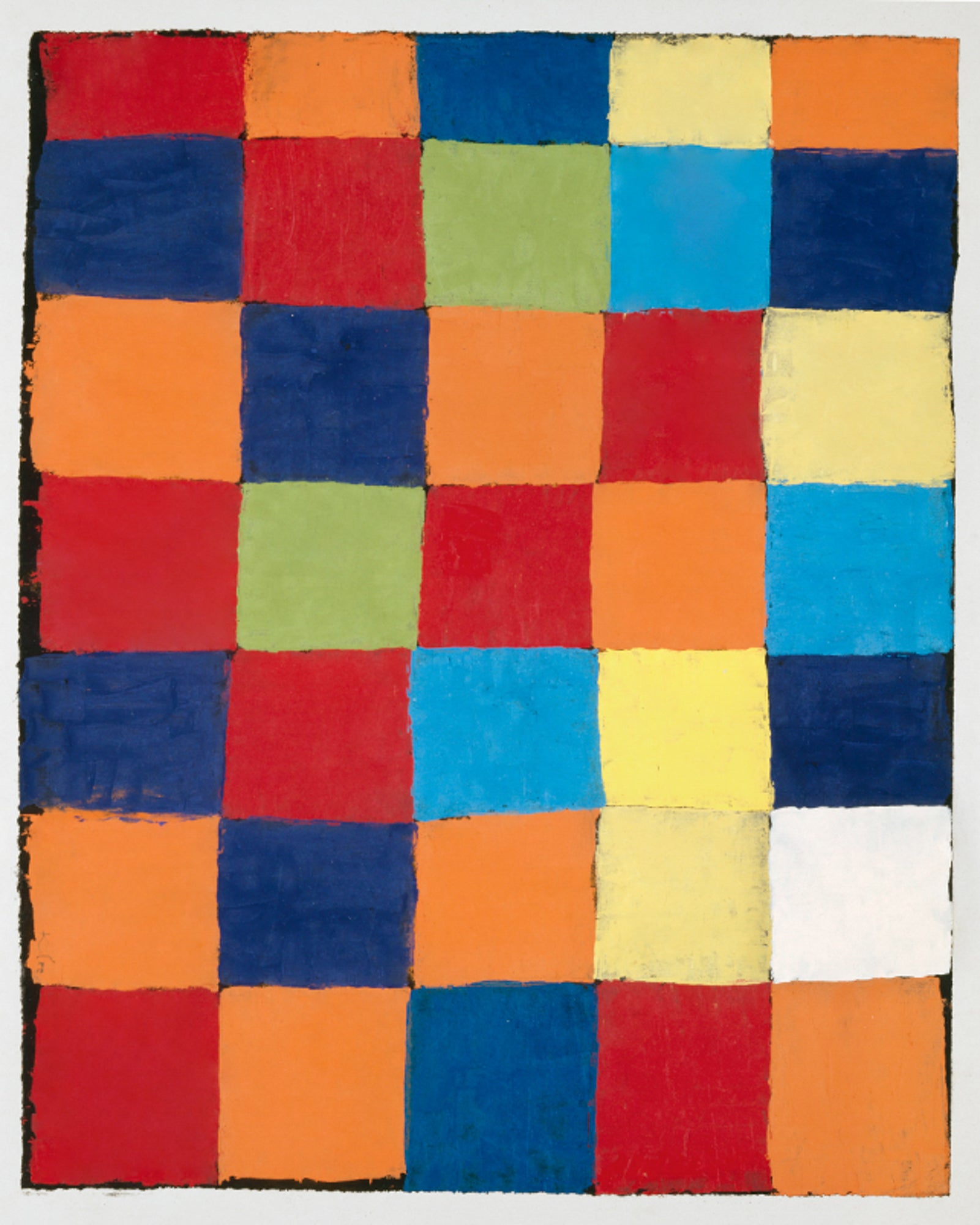 Polár takaró (Paul Klee - Farbtafel)