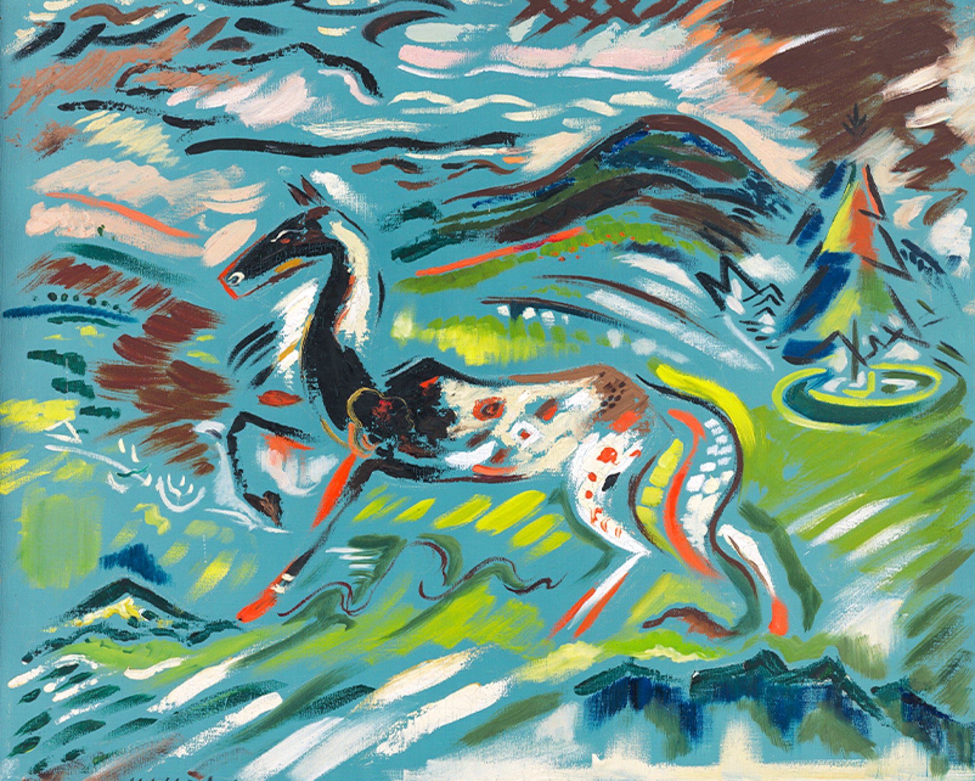 Polár takaró (Arnold Peter Weisz-Kubínčan - Horse)
