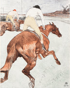 Polár takaró (Henri de Toulouse-Lautrec - The Jockey)