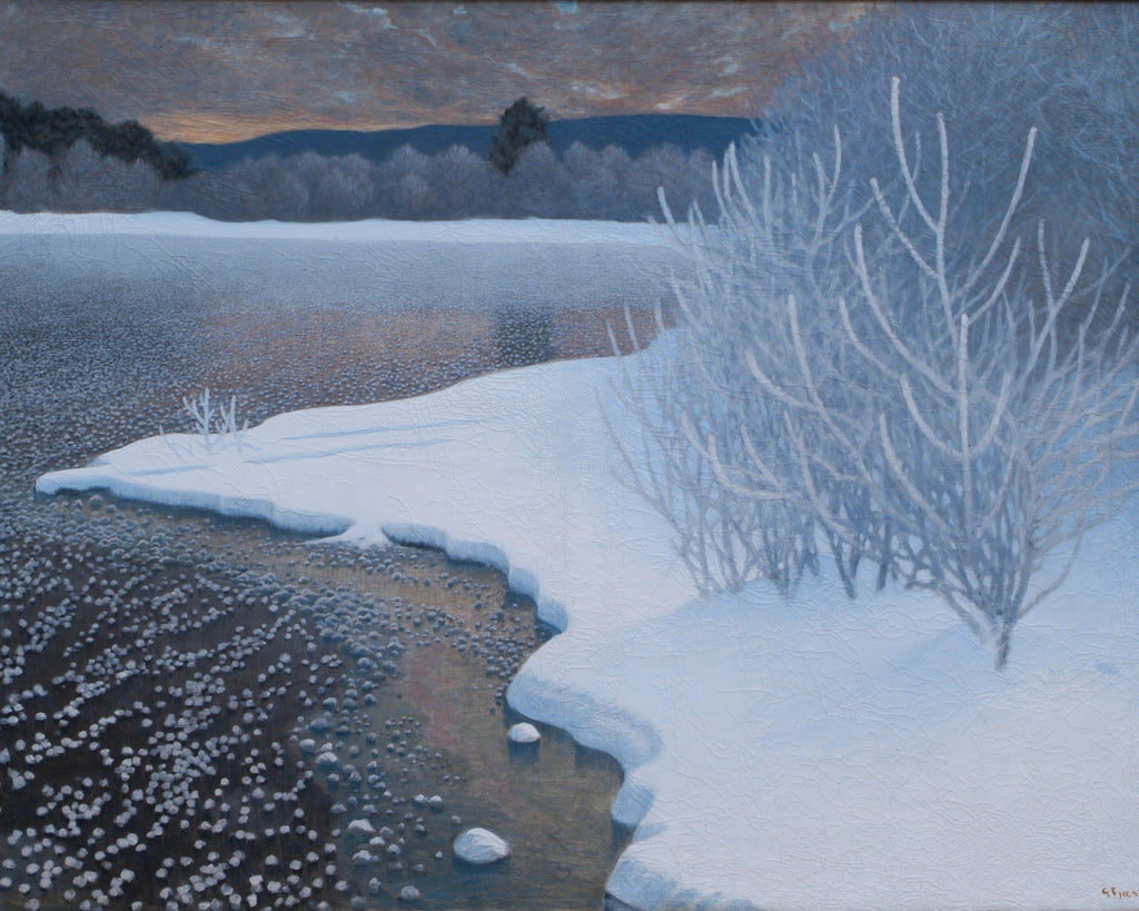 Polár takaró (Gustaf Fjæstad -  Lake Gelé in Winter)