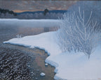 Polár takaró (Gustaf Fjæstad -  Lake Gelé in Winter)