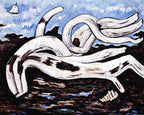Polár takaró (Marsden Hartley - Driftwood on the Bagaduce)