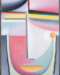Polár takaró (Alexej von Jawlensky - Abstract head: Symphony in pink)