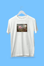 Oversized póló (Martin Johnson Heade - Cattleya Orchid and Three Hummingbirds)