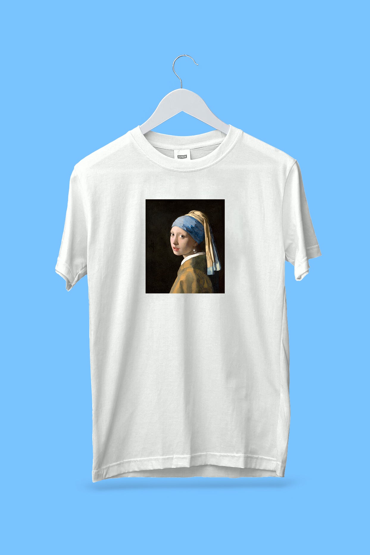 Oversized póló (Johannes Vermeer - Girl with a Pearl Earring)