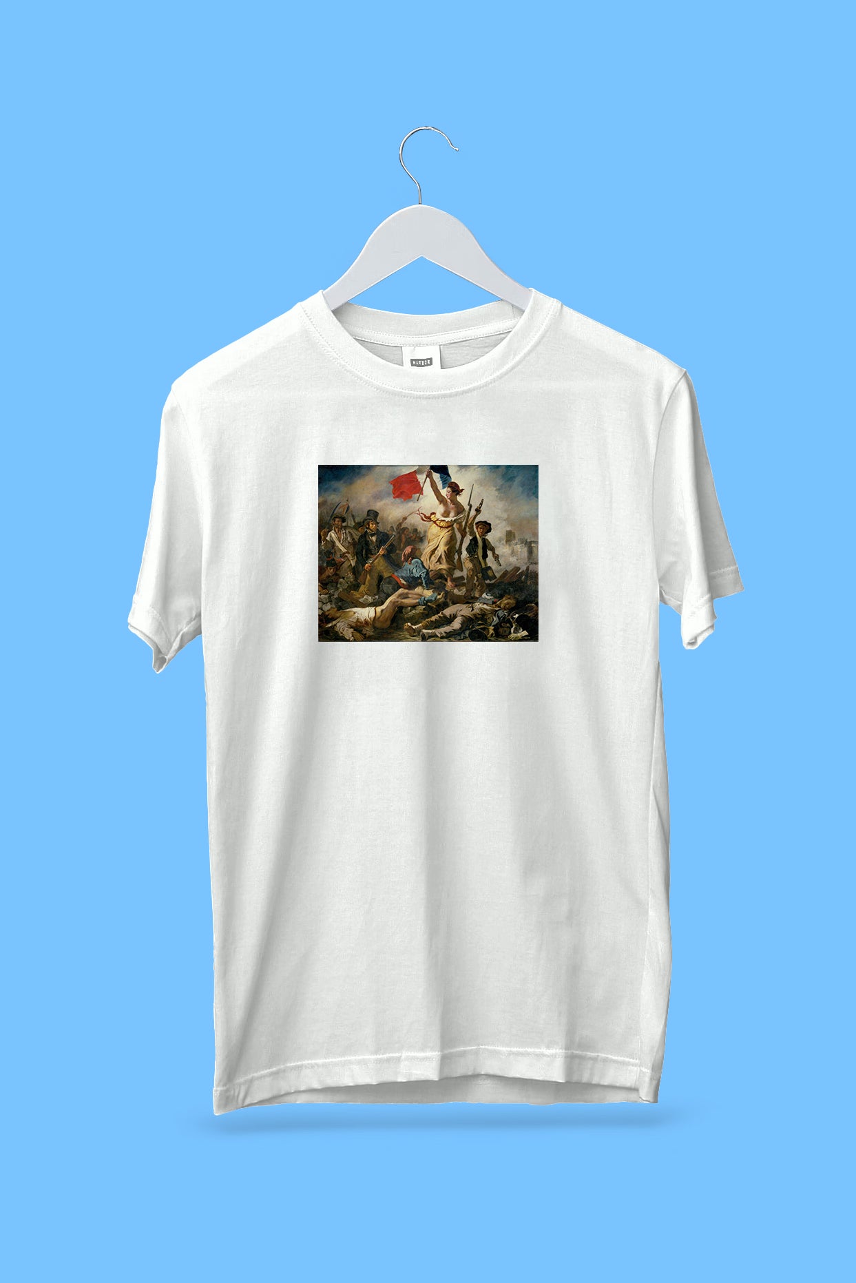 Oversized póló (Ferdinand Victor Eugene Delacroix - Liberty Leading the People)