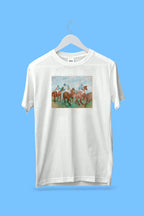 Oversized póló (Edgar Degas - Jockeys)