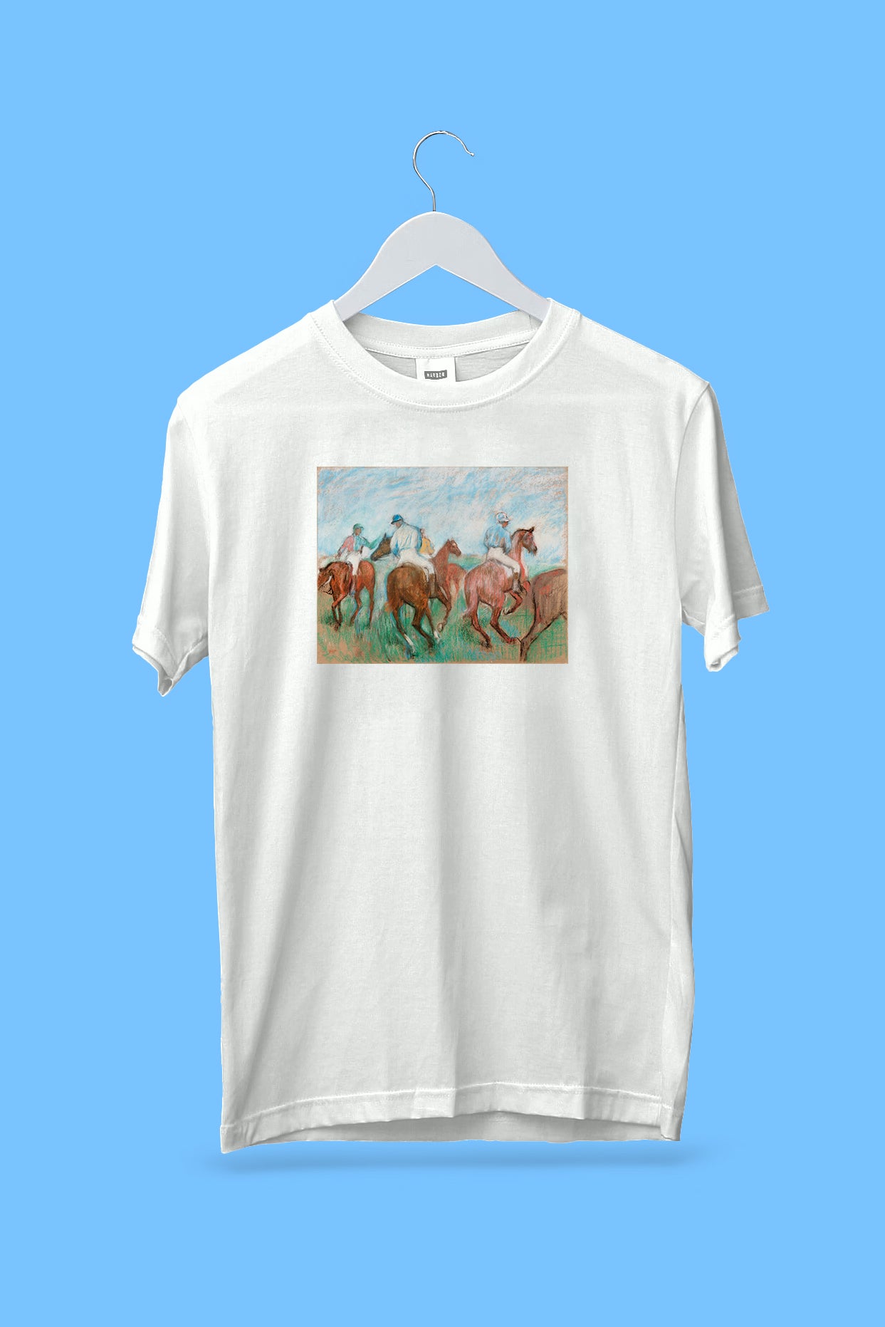 Oversized póló (Edgar Degas - Jockeys)