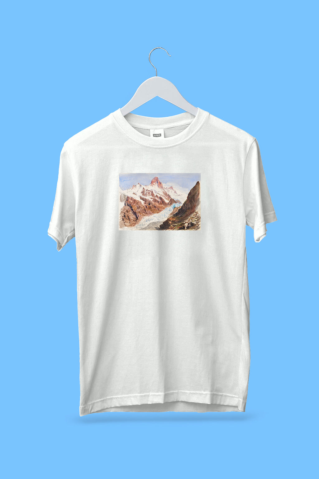 Oversized póló (John Singer Sargent - Schreckhorn, Eismeer)