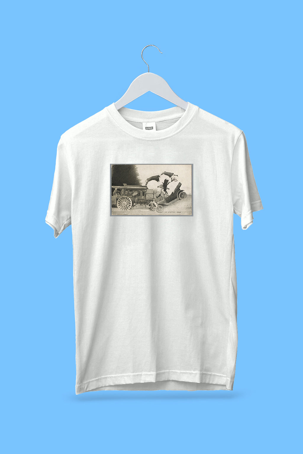 Oversized póló (G.E. JOHNSON - WE STOPPED HERE)