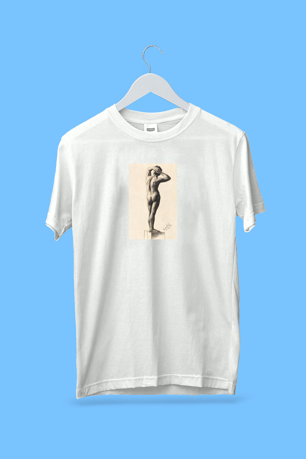 Oversized póló (Gustav Klimt- Male Nude)