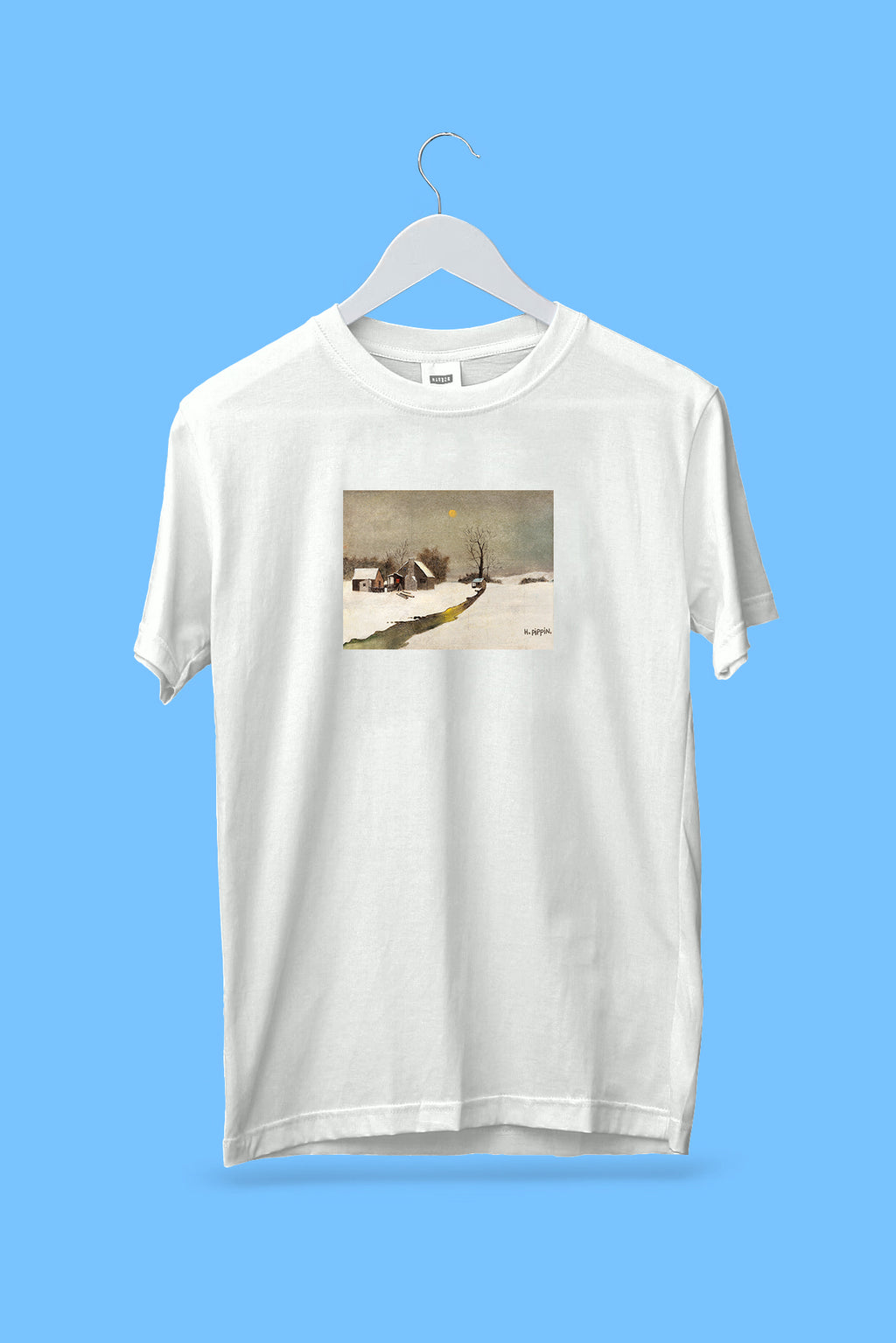 Oversized póló (Horace Pippin - Winter Landscape)