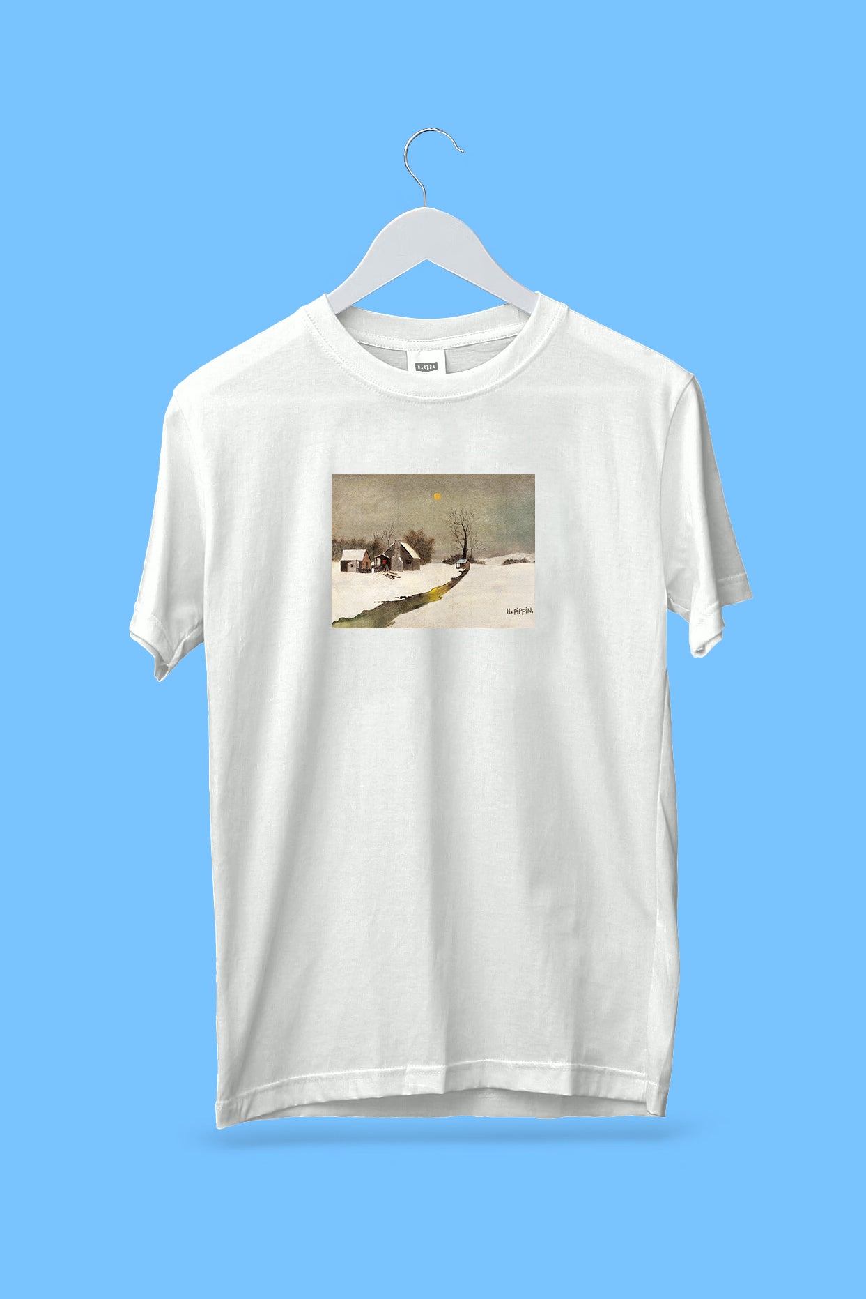 Oversized póló (Horace Pippin - Winter Landscape)