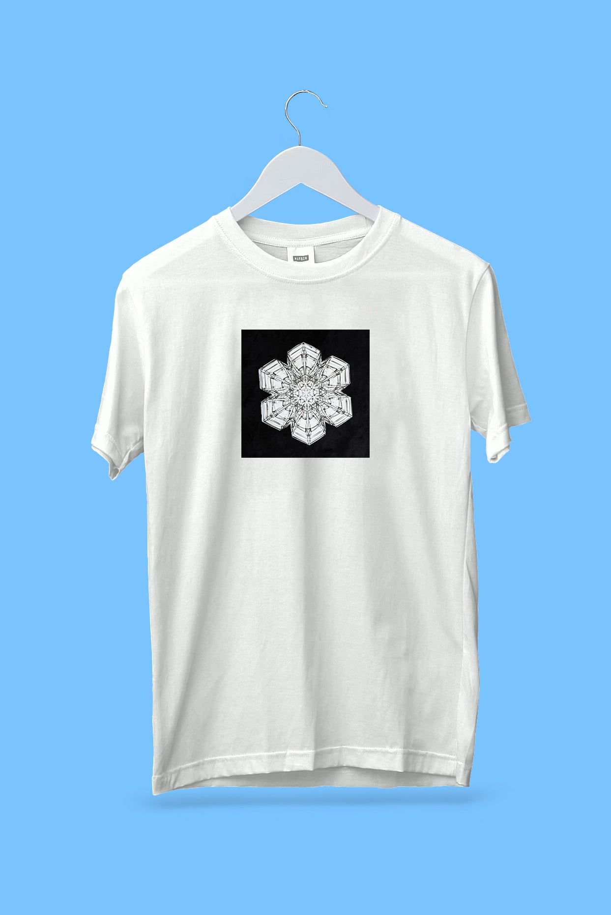 Oversized póló (Wilson Bentley - Snowflake 10A)