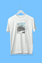 Oversized póló ( James Sowerby- Tusked Walruses )
