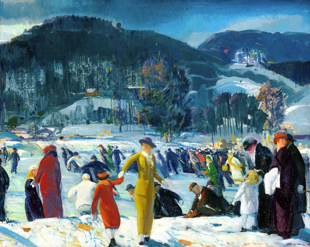 Pamut pulóver Unisex (George Bellows - Love of Winter)