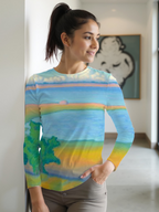 Teli mintás hosszú ujjú póló (Helge Johansson - Oland)