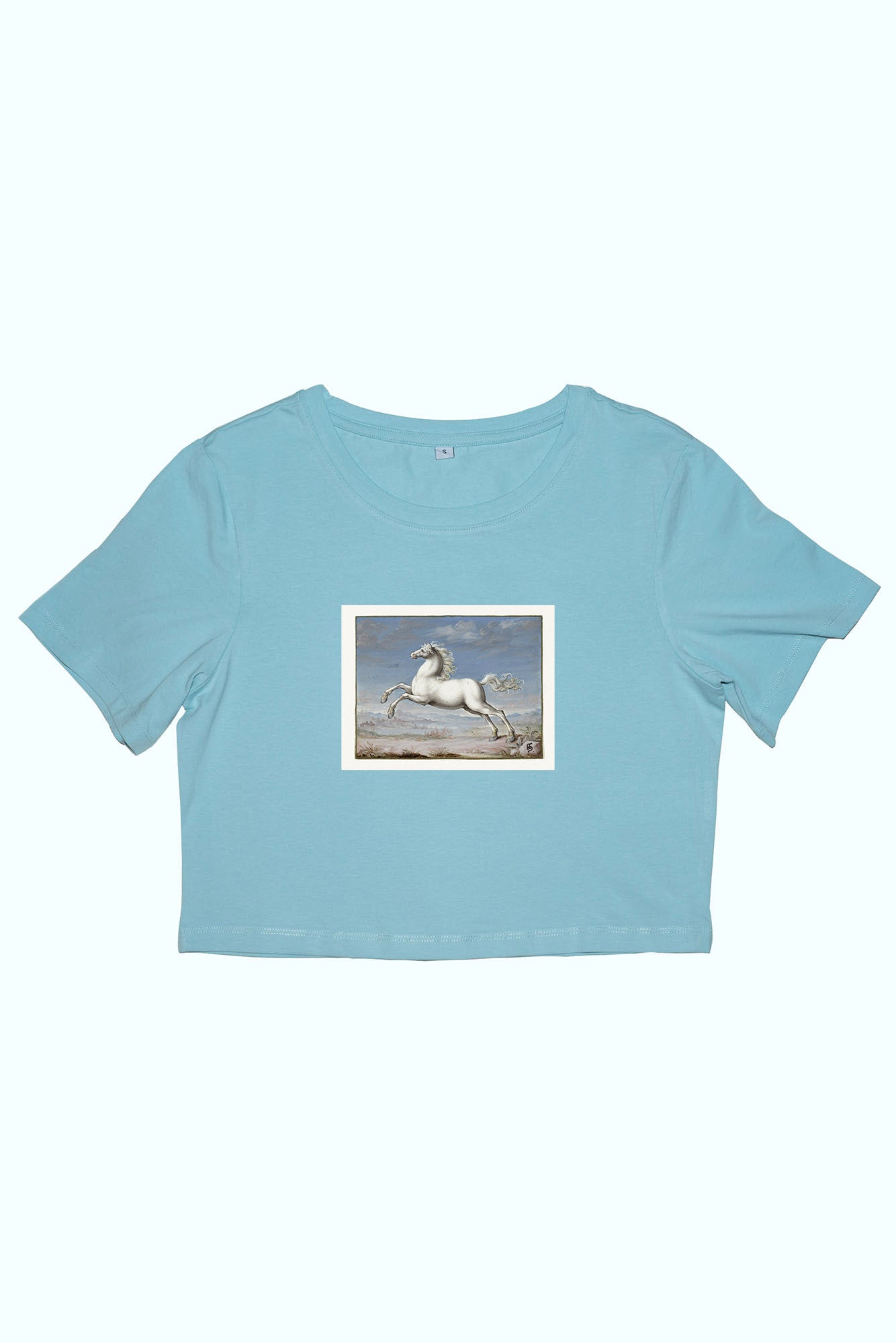 Női crop top ( Joris Hoefnagel- White Horse )