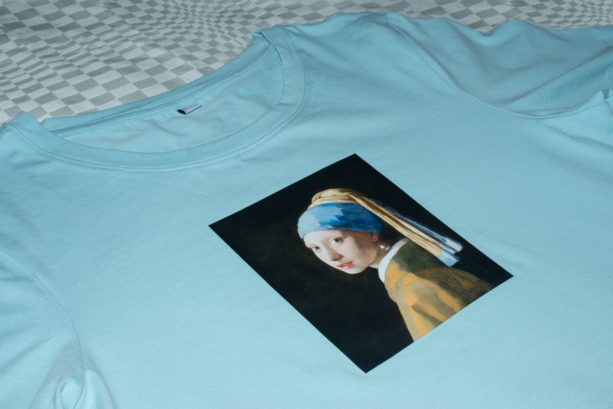 Női crop top ( Johannes Vermeer - Girl with a Pearl Earring )