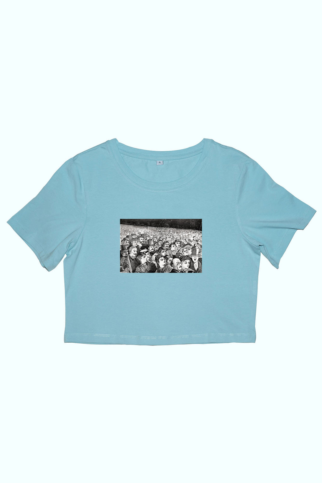 Női crop top (Winslow Homer- Fire-Works on the Night of the Fourth of July)