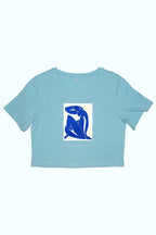 Női crop top ( Henri Matisse - Blue Nude II )