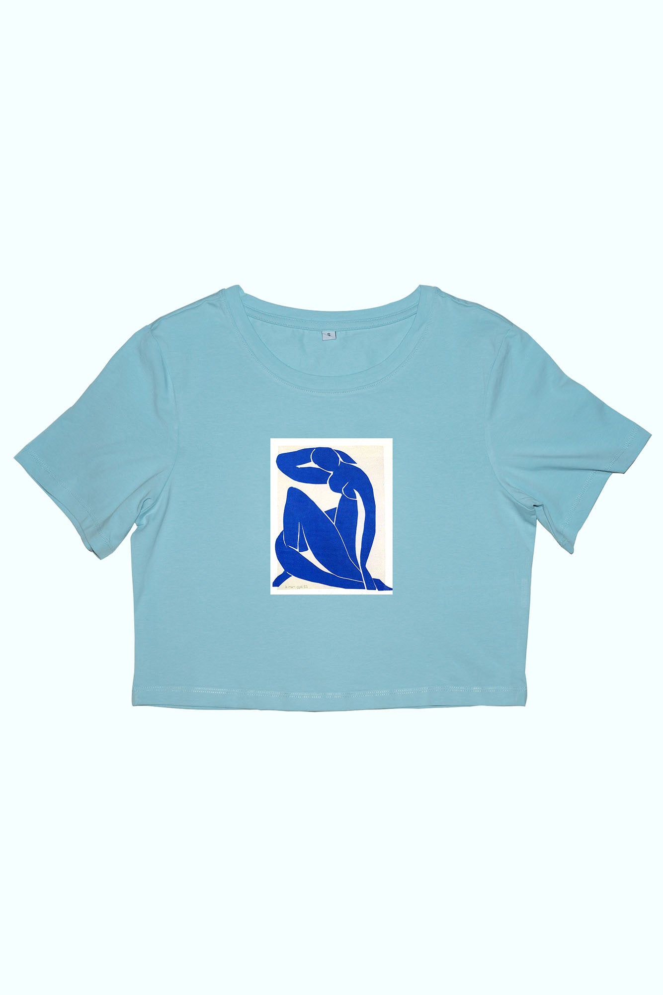 Női crop top ( Henri Matisse - Blue Nude II )