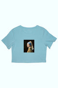 Női crop top ( Johannes Vermeer - Girl with a Pearl Earring )