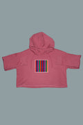 Rövid szabású női kapucnis melegítőfelső ( Alexander Girard - Jacob’s Coat )