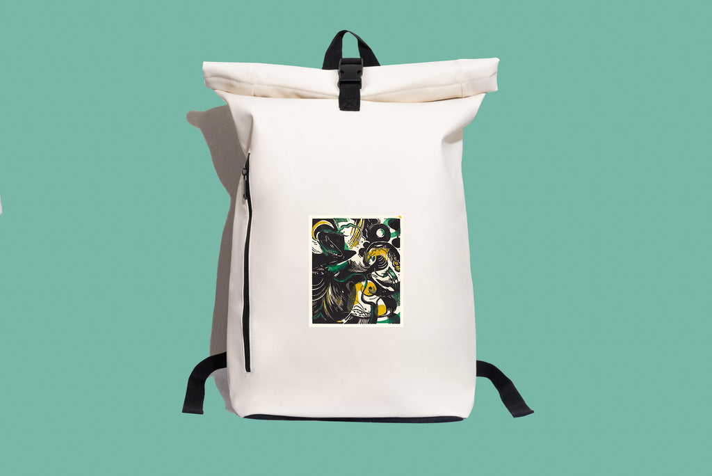 Modern stílusú hátizsák laptop zsebbel (Franz Marc- Genesis II)