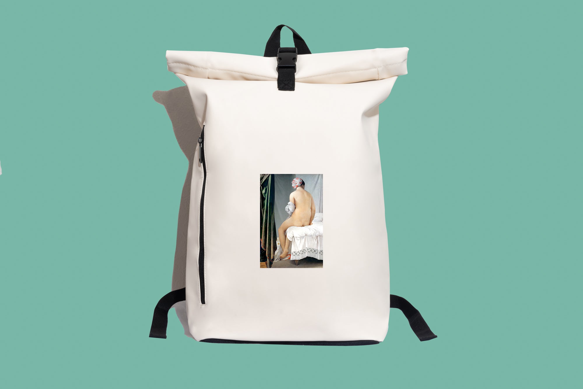 Modern stílusú hátizsák laptop zsebbel (Jean-Auguste-Dominique Ingres - The Valpinçon Bather)