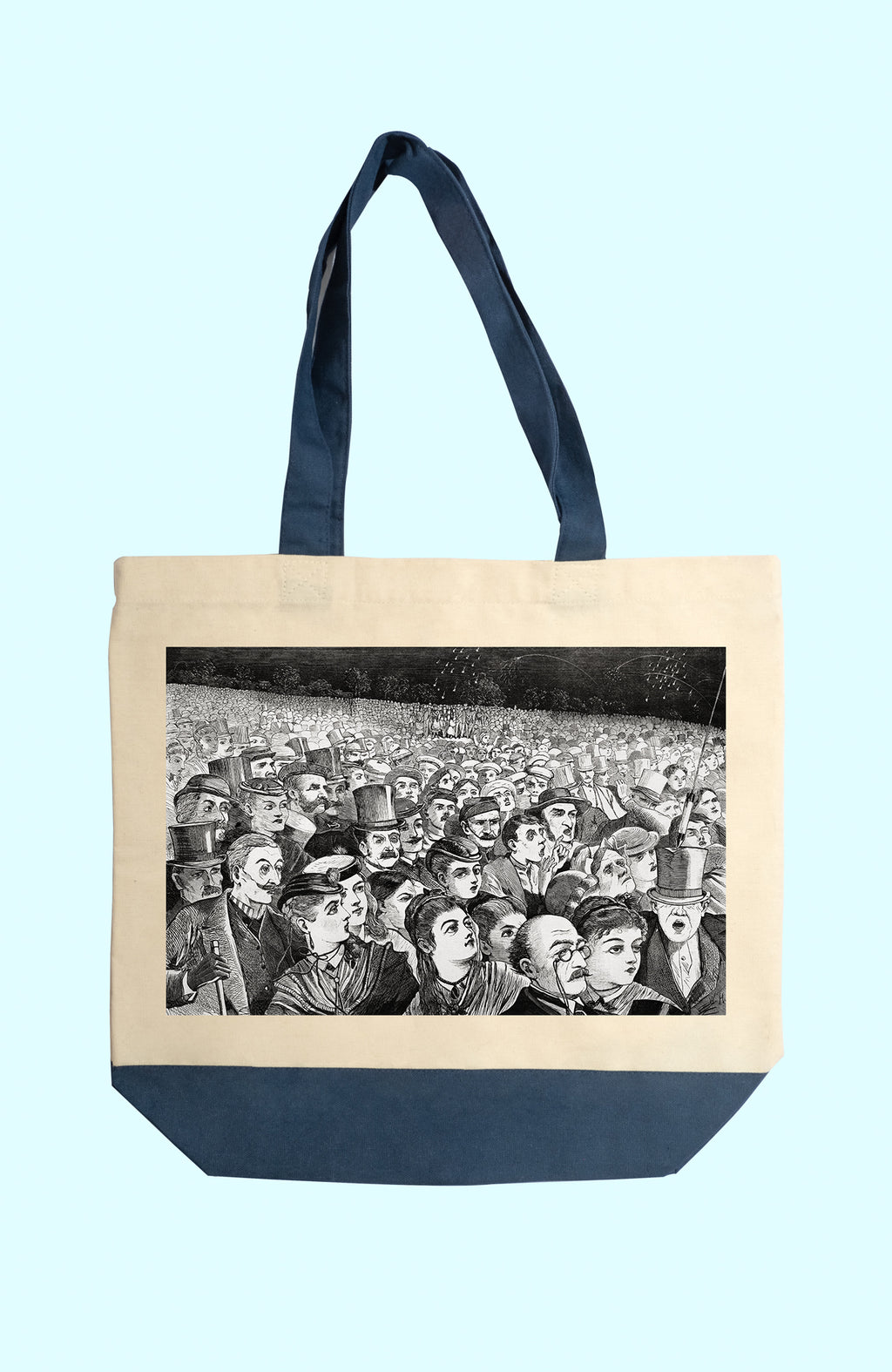 Vászon tote táska (Winslow Homer- Fire-Works on the Night of the Fourth of July)