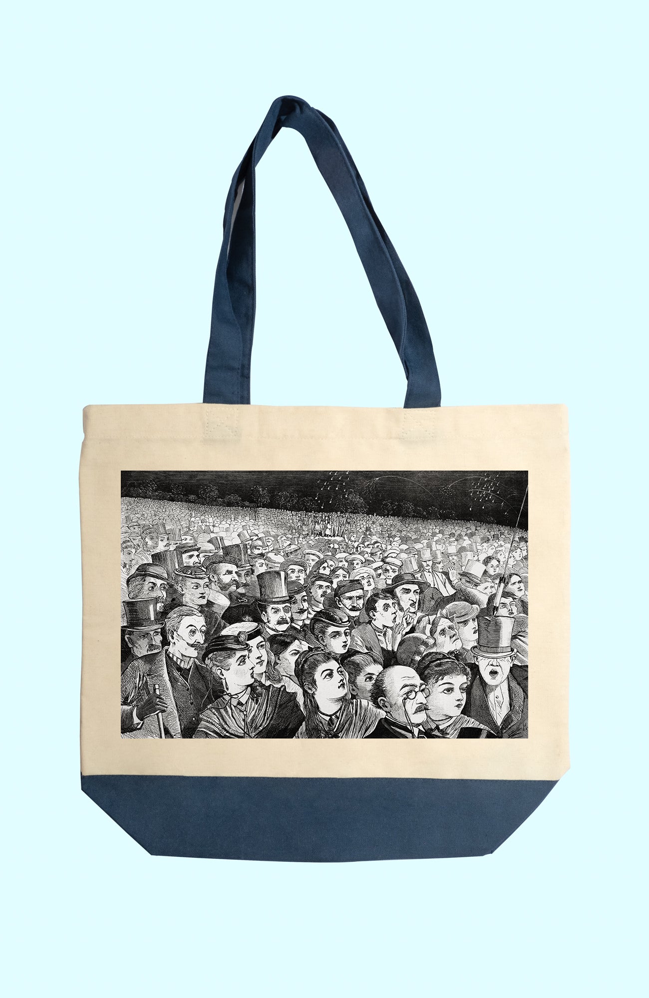 Vászon tote táska (Winslow Homer- Fire-Works on the Night of the Fourth of July)